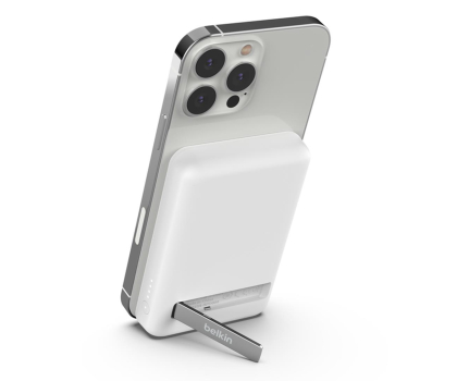 Powerbank BELKIN Magnetic Wireless 5000mah MagSafe + Stand BPD004btWT